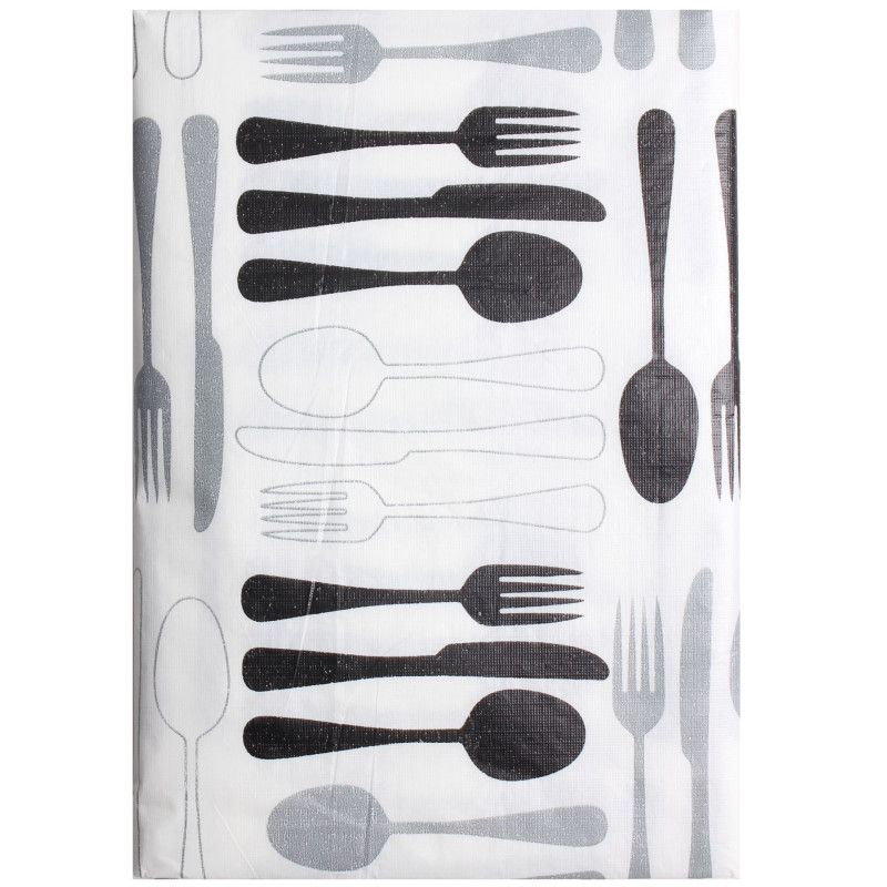 Obrus winylowy FORK rozm.150x180 cm
