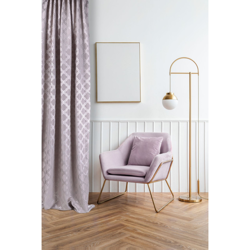 Zasłona z taśmą CLOVER CHIC140x270 beżowy