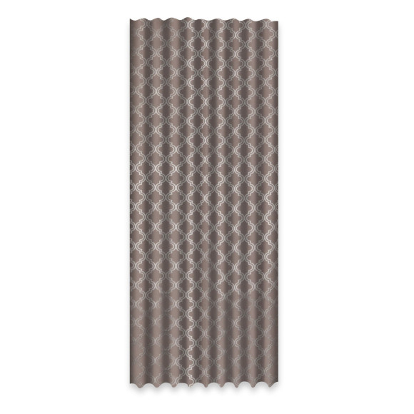 Zasłona z taśmą CLOVER CHIC140x270 beżowy
