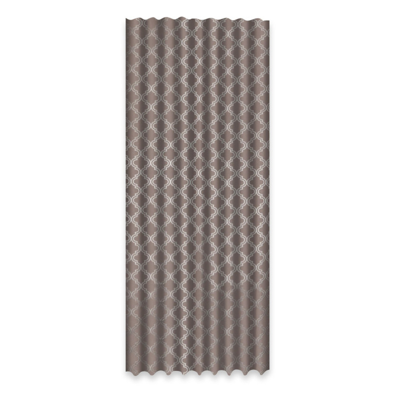 Zasłona z taśmą CLOVER CHIC140x270 beżowy
