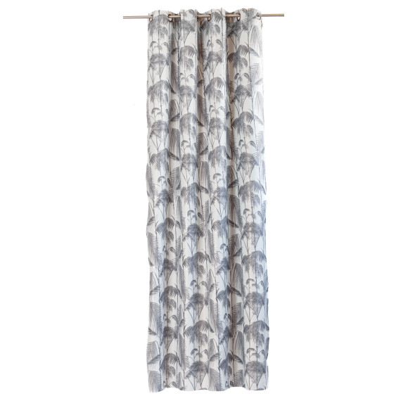 Zasłona z kółkami zaciem BOLD CHIC 140x270 sre/cza