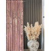Zasłona z taśmą GREAT CHIC 135x300 róż/zł