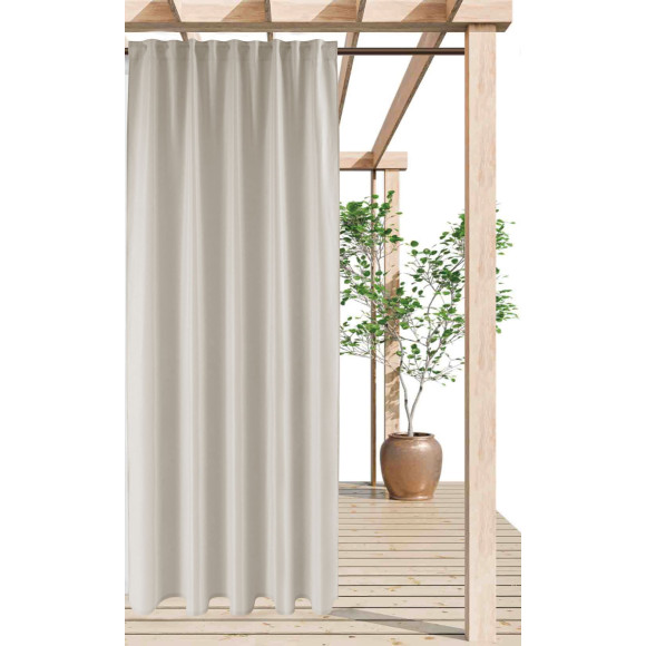 Zas ogrod. z taśmą TERRA CHIC 140x250 taupe