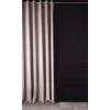 Zasłona z kółkami ćwie MODERN CHIC 140x270 sza/sre