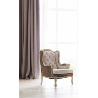 Zasłona z taśmą PIERRE CHIC 140x270 srebrny