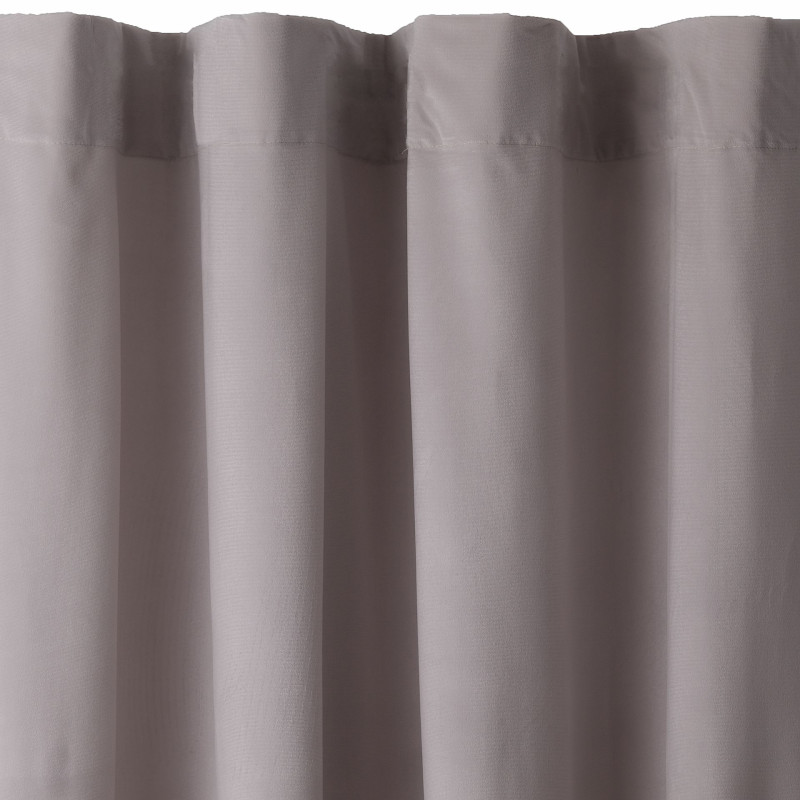 Zasłona z taśmą PIERRE CHIC 140x270 srebrny