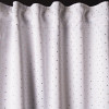 Zasłona z taśmą black CLASSIC CHIC 140x270 sza/róż