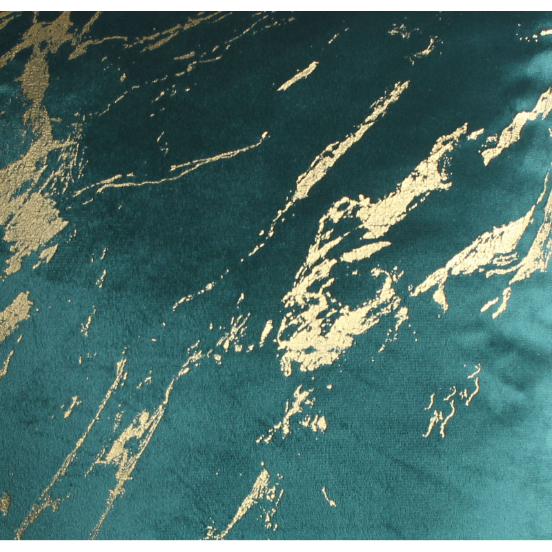 Bieżnik STORM 35x140cm, zielony/złoty