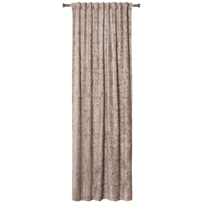 Zasłona na taśmie ROKO 140x260cm, taupe