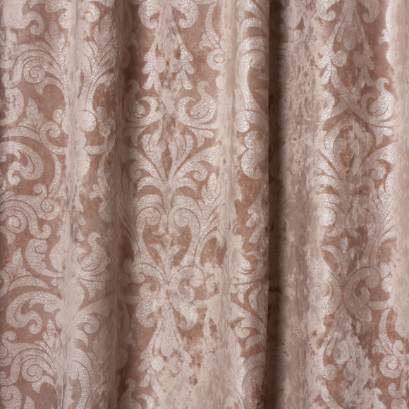 Zasłona na taśmie ROKO 140x260cm, taupe