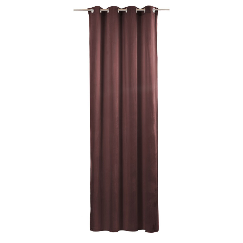 Zasłona z kółkami TOTAL CHIC 140x270 różowy