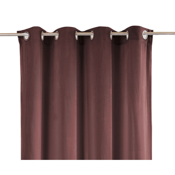 Zasłona z kółkami TOTAL CHIC 140x270 różowy