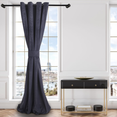 Zasłona z kółkami PERFECT CHIC 140x270 antracyt