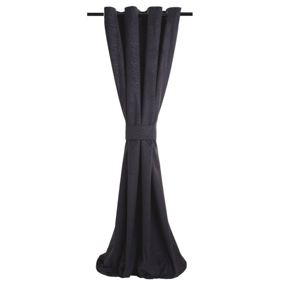 Zasłona z kółkami PERFECT CHIC 140x270 antracyt