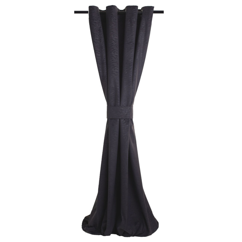 Zasłona z kółkami PERFECT CHIC 140x270 antracyt