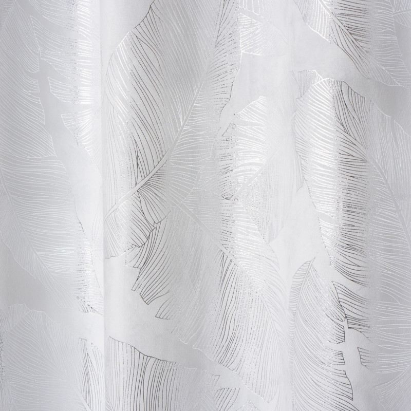 Zasłona z kółkami VANUA WELUR 140x260 cm,o.white