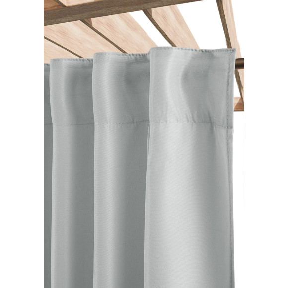 Zas ogrod. z taśmą TERRA CHIC 140x250 szary