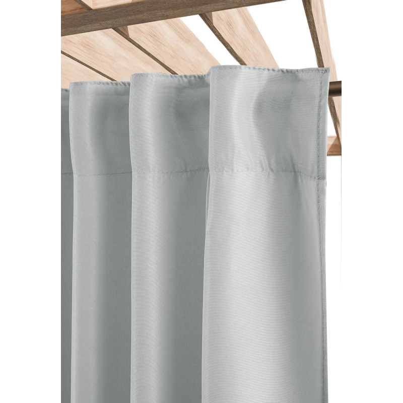 Zas ogrod. z taśmą TERRA CHIC 140x250 szary