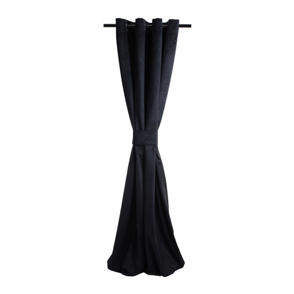 Zasłona z kółkami PERFECT CHIC 140x270 czarny