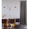Zasłona z kółkami RADIANT CHIC 140x270 szary