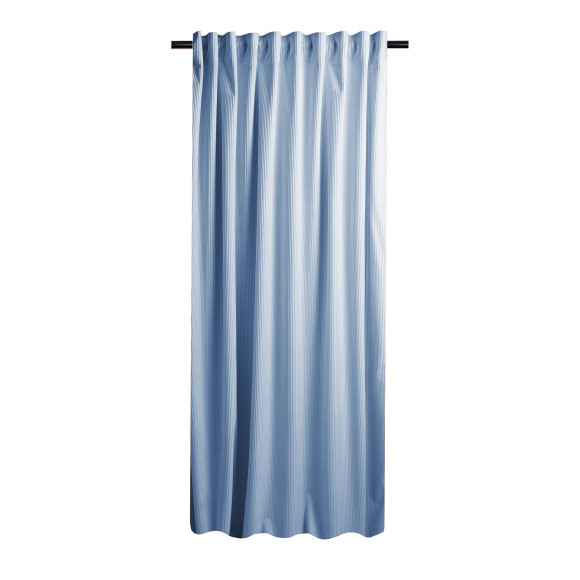 Zasłona z taśmą CASUAL CHIC 140x270 błękit