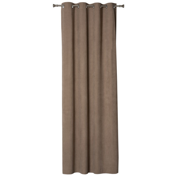Zasłona z kółkami VENI140x260 cm taupe
