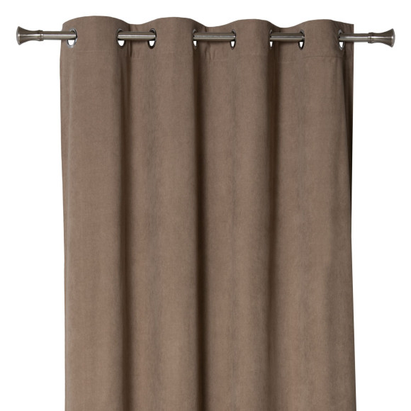 Zasłona z kółkami VENI140x260 cm taupe
