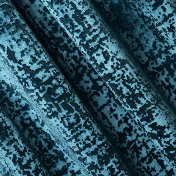 Zasłona z kółkami CHIC GREEN 140x270 petrol