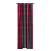 Załona TARTAN rozm140x260cm,kolor zielony-czerwony