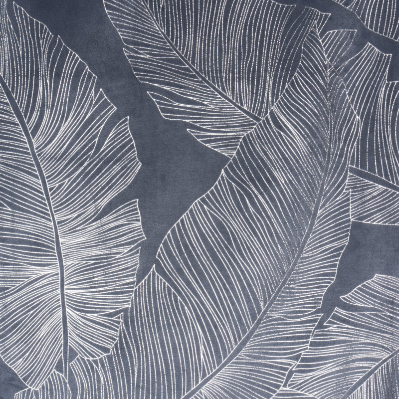 Zasłona z kółkami VANUA WELUR 140x260 cm,szary