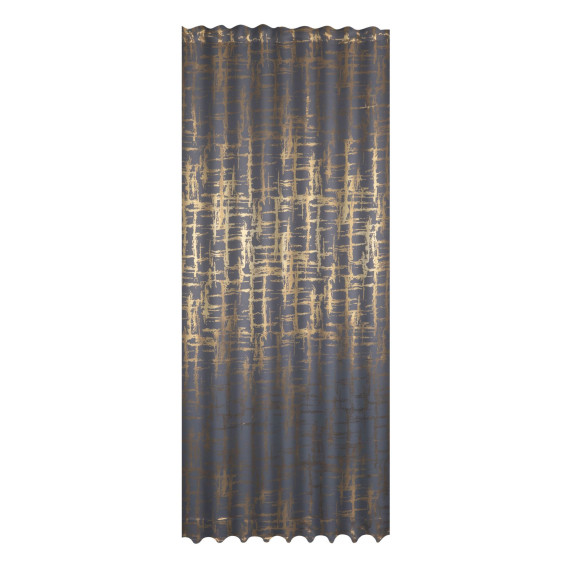 Zasłona z taśmą PIXEL CHIC 135x300 c.sza/zł