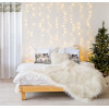 Zasłona z kółkami HEAVENLY CHIC 140x270 bia/błęk