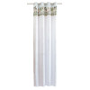 Zasłona z kółkami HEAVENLY CHIC 140x270 bia/błęk
