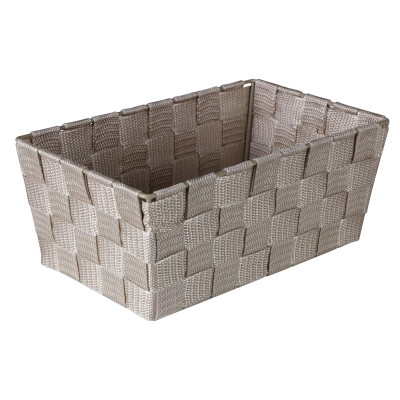 Organizer DOMI 10x25x15cm, pleciony, beż