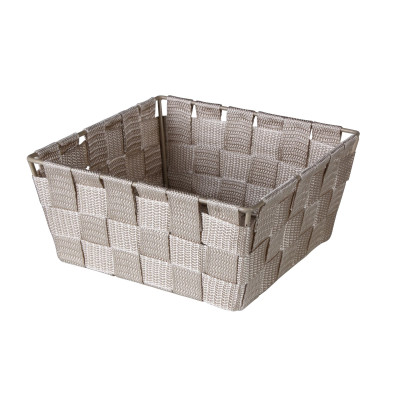 Organizer DOMI 9x19x19cm, pleciony, beż