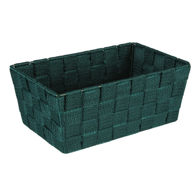 Organizer DOMI 10x25x15cm, pleciony, zielony