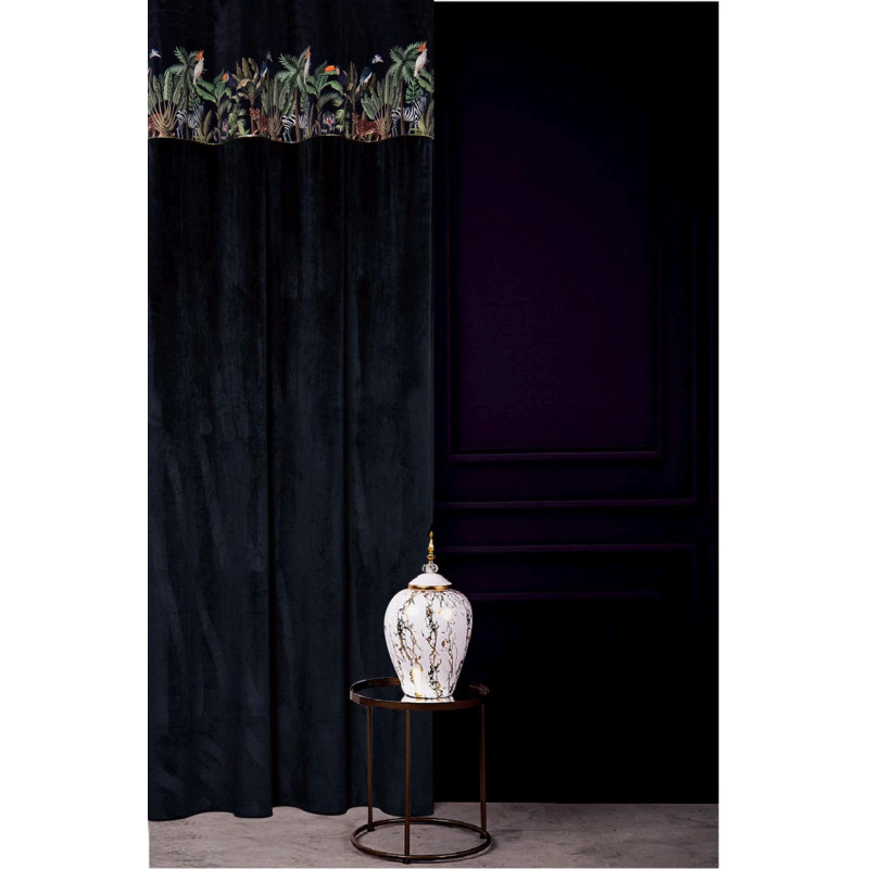 Zasłona z kółkami OUTSTANDING CHIC 140x270 cza