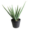 Sztuczna roślina w doniczce ALOES-2- 45 cm-zielony