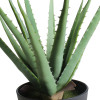 Sztuczna roślina w doniczce ALOES-2- 45 cm-zielony