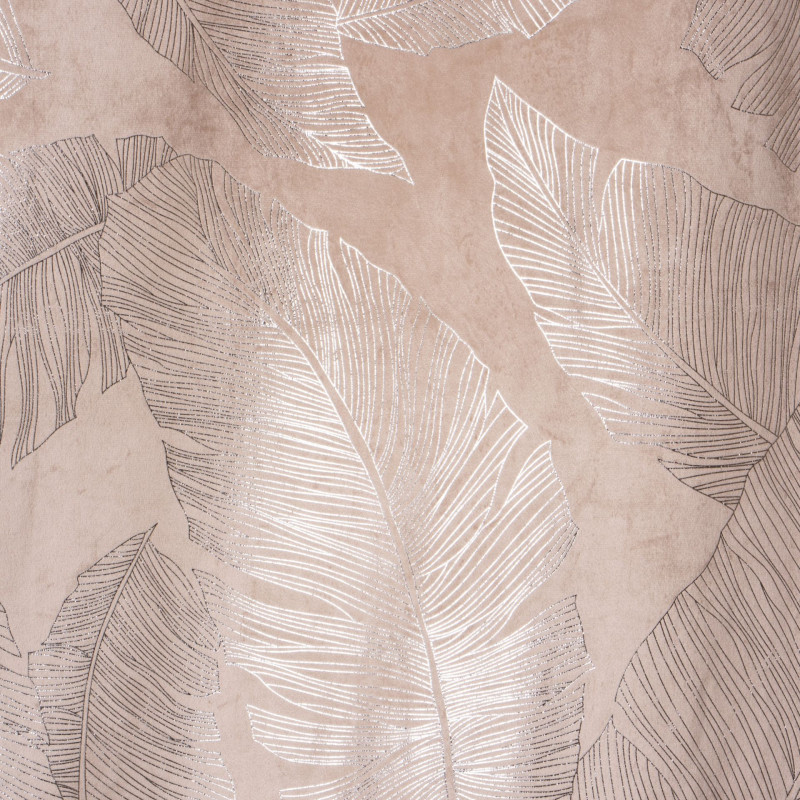 Zasłona z kółkami VANUA WELUR 140x260 cm, beż