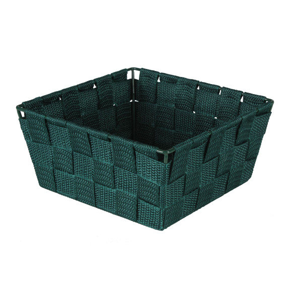 Organizer DOMI 9x19x19cm, pleciony, zielony