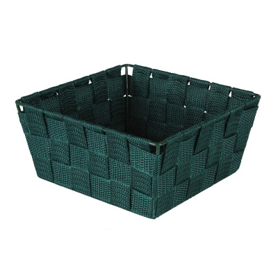 Organizer DOMI 9x19x19cm, pleciony, zielony