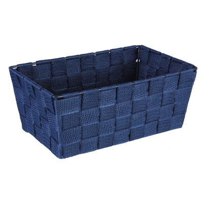 Organizer DOMI 10x25x15cm, pleciony, granat