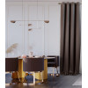Zasłona z kółkami RADIANT CHIC 140x270 czekola