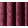 Zasłona z kółkami MOROCCO CHIC 140x270 burgundowy