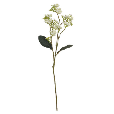 Sztuczna roślina GAŁĄZKA KALINA-64cm,k.biały