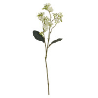 Sztuczna roślina GAŁĄZKA KALINA-64cm,k.biały