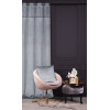 Zasłona z kółkami ekoskóra POSH CHIC 140x270 błęk