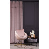 Zasłona z kółkami ekoskóra POSH CHIC 14x270 róż
