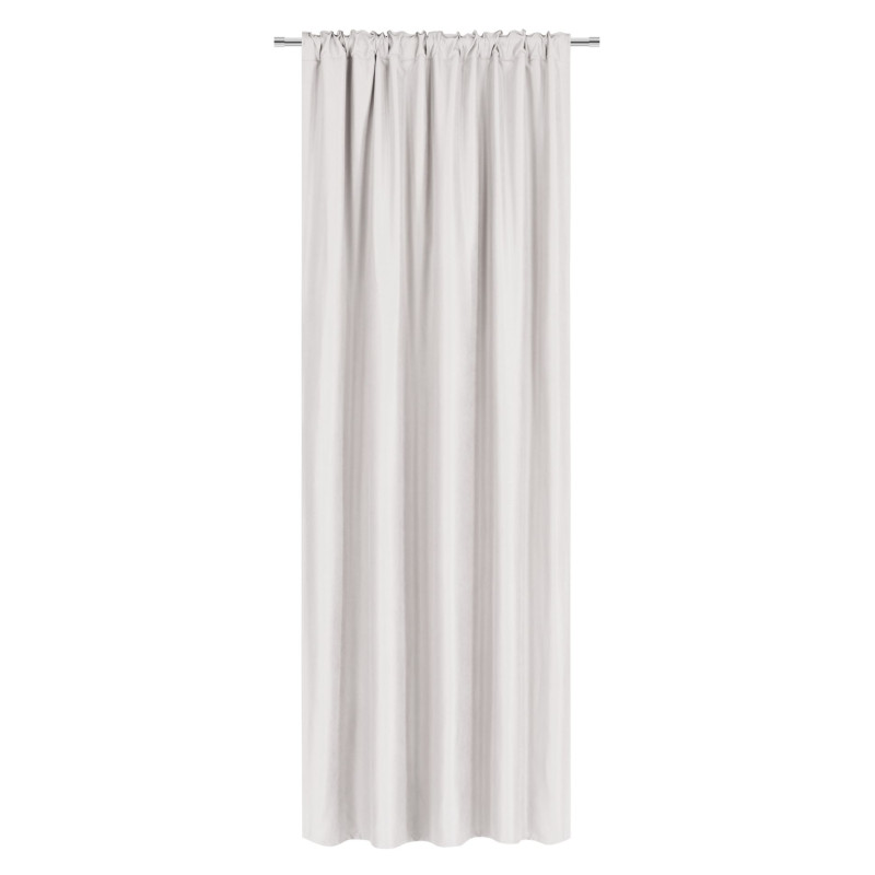 Zasłona z taśmą SOFT CHIC 135x270 kremowy